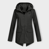 Stiilne veekindel kapuutsiga jope