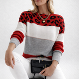 Ophélie | Elegantne leopardimustriga kampsun