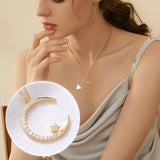 Vera | Elegantne kaelakee kuu motiiviga