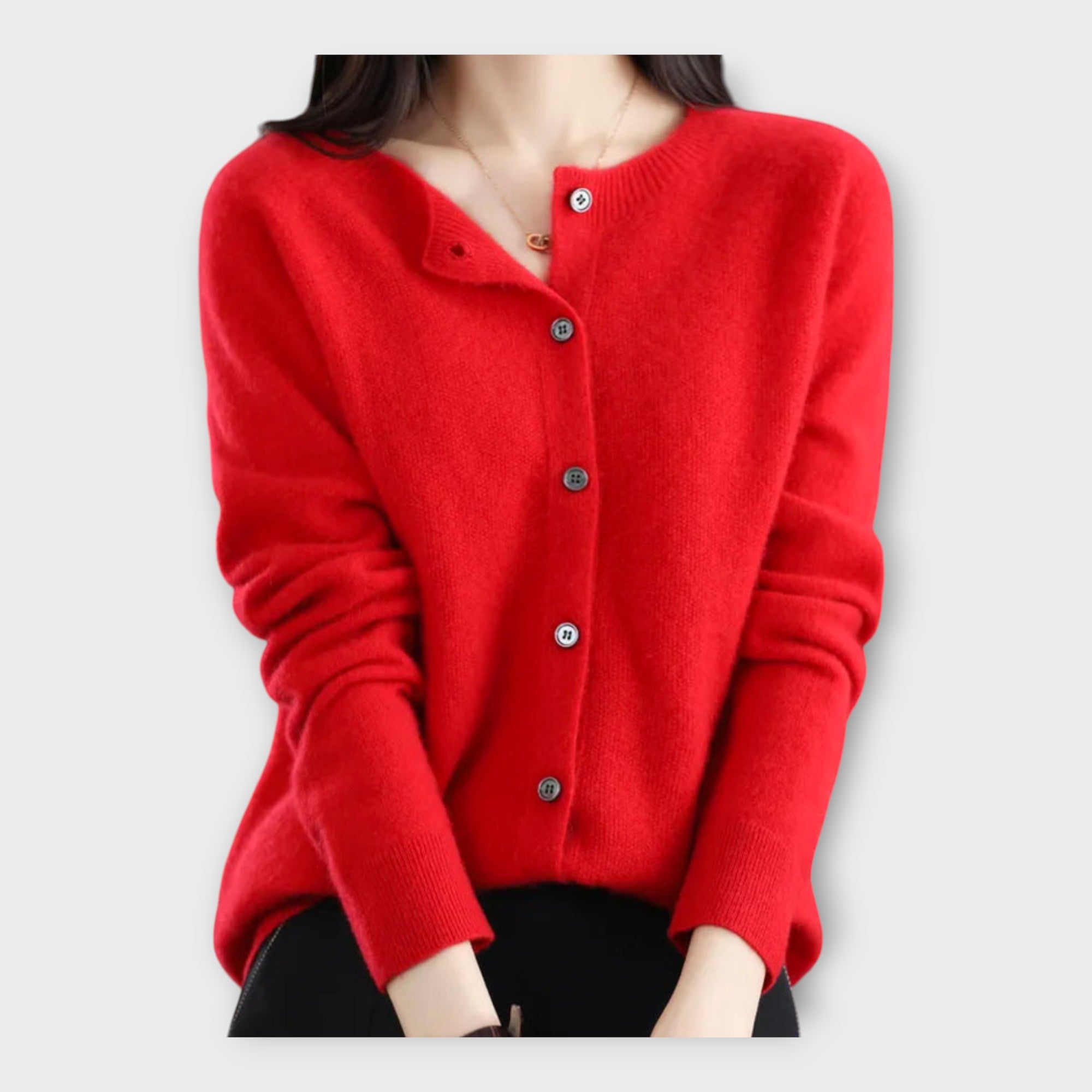 Elegantne nööpidega kardigan