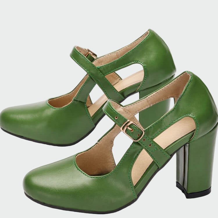 Mugava kontsa ja T-kujulise rihmaga kontsad