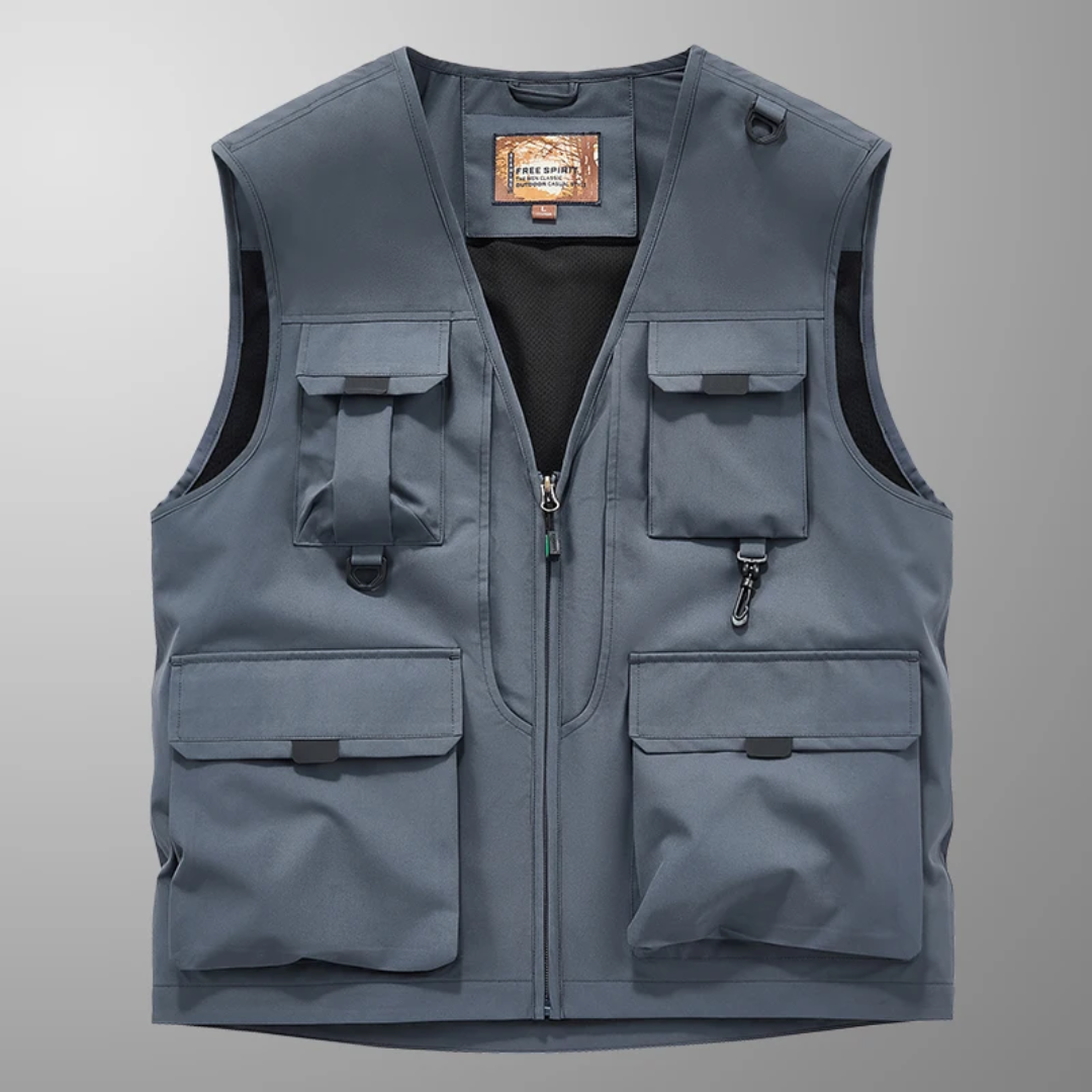 MULTI-POCKET RESPIRANT GILET