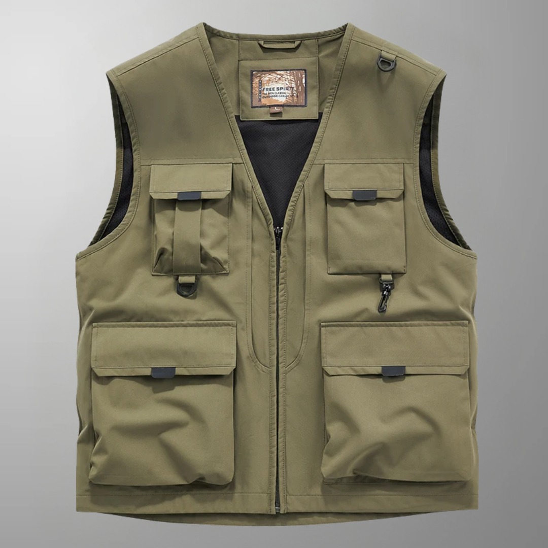 MULTI-POCKET RESPIRANT GILET