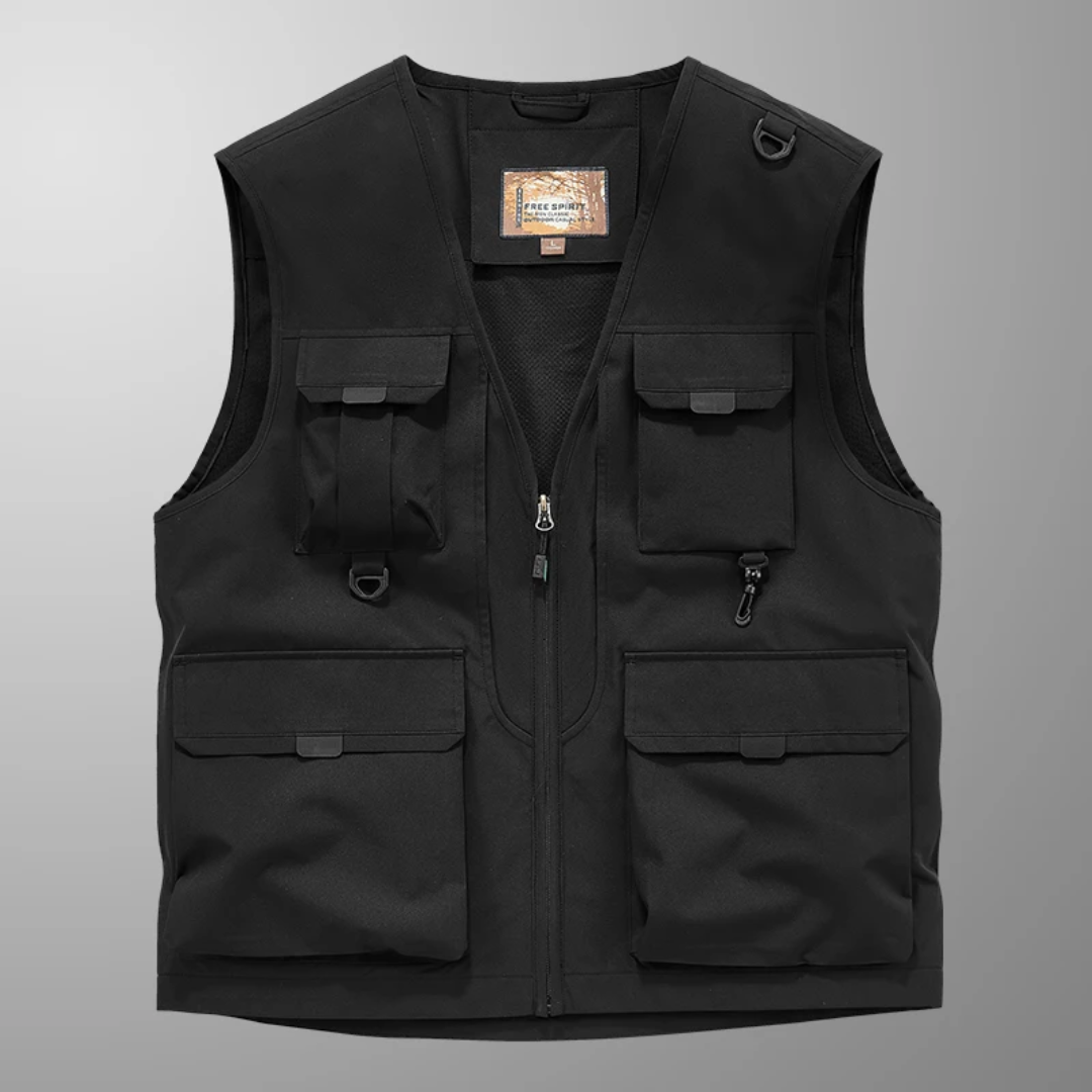 MULTI-POCKET RESPIRANT GILET