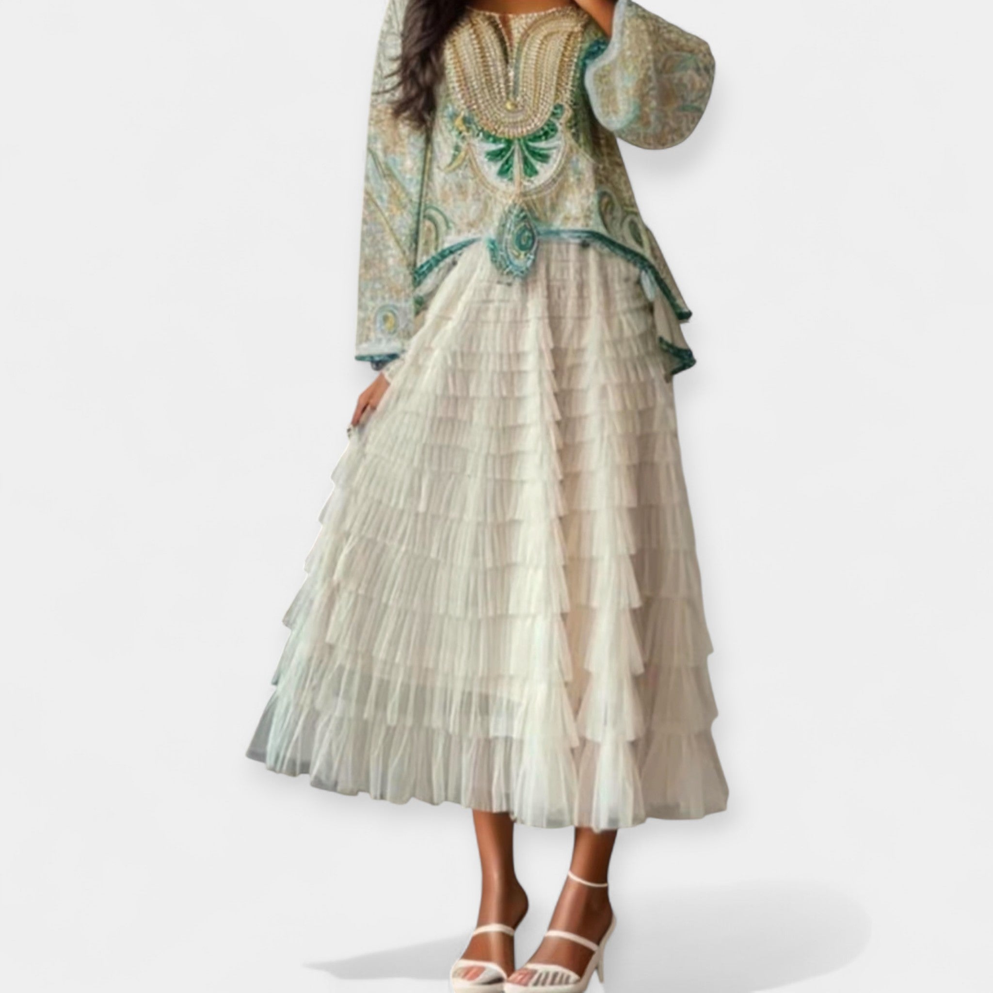 Elegantne tüllega seelik