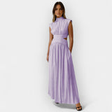 Elegantne kleit lõikega-Välja üksikasjad