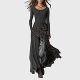 Sofia | Pikk leopardimustriline kleit