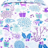 Meeste Jõuluvana Põhjapõdra Festiivne Prinditud Jõulupüha Valge Pikad Varrukad Särk