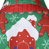 Meeste naljakas jõuluteemaline puhkusepidu pikkade varrukatega särk