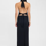 Lerata – elegantne pikk kleit nööpkaelusega