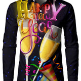 Meeste Naljakas Aastaõhtu Pikkade Varrukatega Jõulukokteilisärk