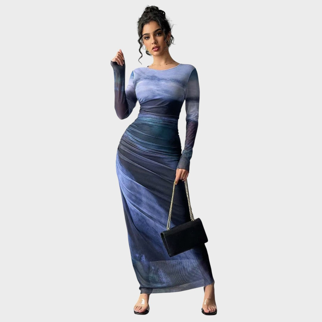 Amélia - Maxi kleit pikkade varrukatega