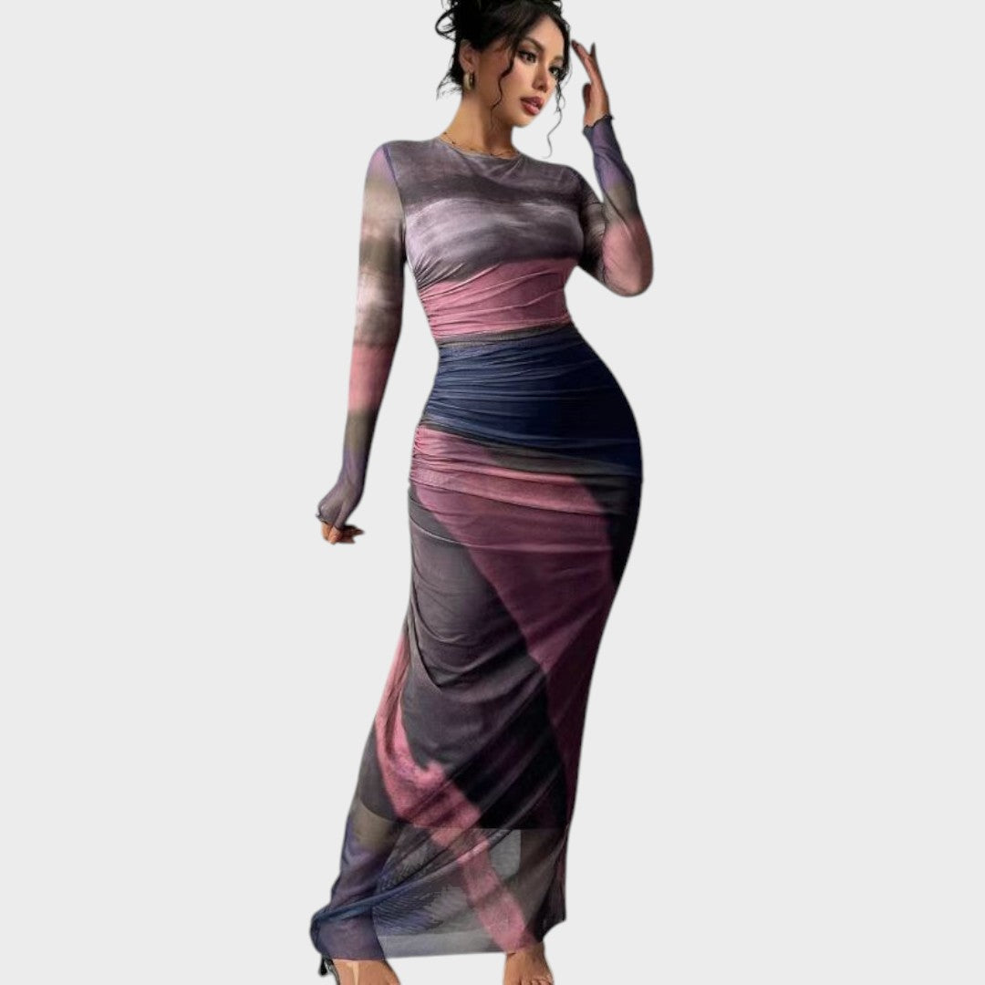 Amélia - Maxi kleit pikkade varrukatega