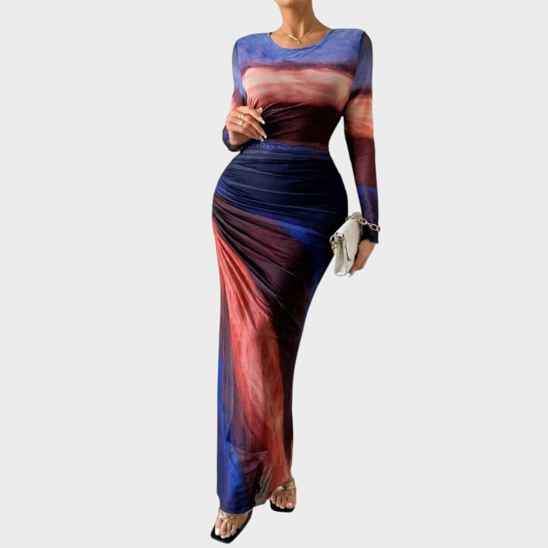 Amélia - Maxi kleit pikkade varrukatega