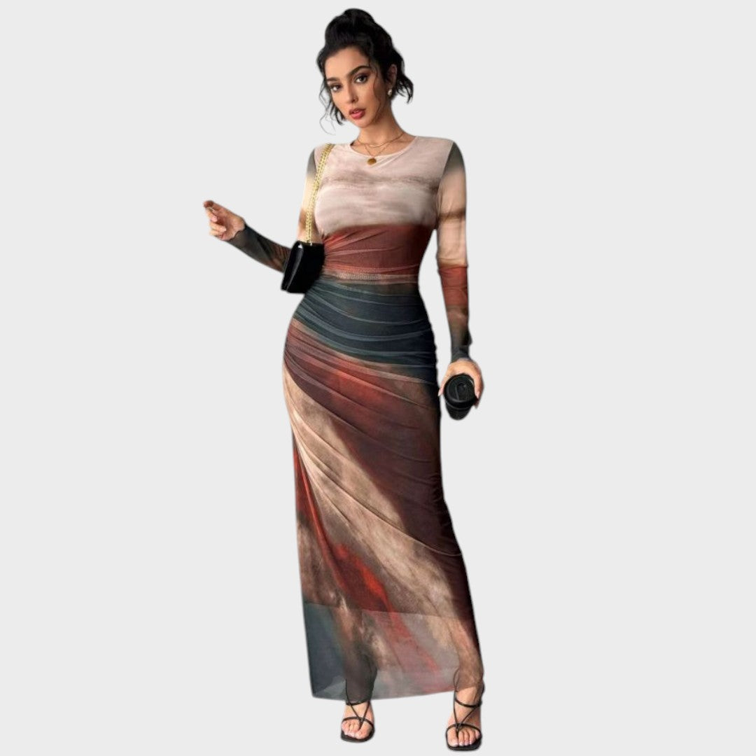 Amélia - Maxi kleit pikkade varrukatega