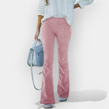 Kõrge vöökohaga kellukesekujulised püksid