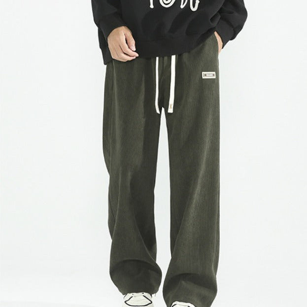 Meeste Looduslik Veluur Püksid