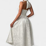 Midi kleit avatud selja ja korsetiga