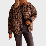 Brina – Elegantne leopardimustriga jope